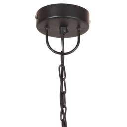 Berkfield Home Industrial Vintage Hanging Lamp 25 W Black Round 41 cm E27 - thumbnail 5