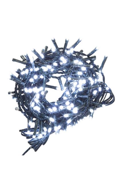 VFM e-Store Christmas Lights 200 LED 6m Xmas Tree Lights Fairy Lights Cool White - image 1