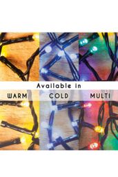 VFM e-Store Christmas Lights 200 LED 6m Xmas Tree Lights Fairy Lights Cool White - thumbnail 3