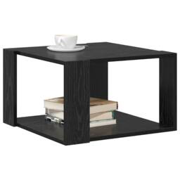 Berkfield Home Stunning Coffee Table Black Oak 51, 5x51, 5x30 cm Engineered Wood