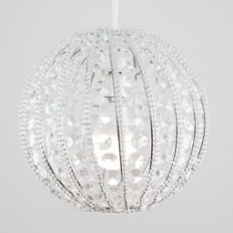 ValueLights Silver Ceiling Pendant Shade - thumbnail 4