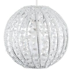 ValueLights Silver Ceiling Pendant Shade - thumbnail 2