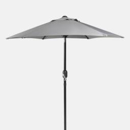 OHS Premium Parasol Umbrella Garden Outdoor Canopy Patio Sun Shade Beach in Grey - thumbnail 7