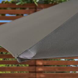 OHS Premium Parasol Umbrella Garden Outdoor Canopy Patio Sun Shade Beach in Grey - thumbnail 6
