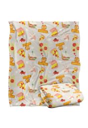 Garfield (2024) Food Pattern Silky Touch Super Soft Throw Blanket 152 X 127 cm in White - thumbnail 2