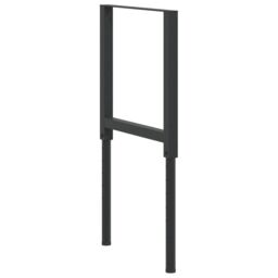 Berkfield Home Adjustable Work Bench Frames 2 pcs Metal 55x(69-95.5) cm Black - thumbnail 4