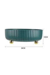 Living and Home 28CM Spinning Skincare Cosmetic Organizer in Green - thumbnail 6