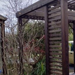 Rutland County Garden Furniture Ltd Panel Pergola - Wood - L360 x W360 cm - Light Green in Brown - thumbnail 5