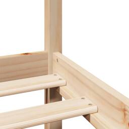 Berkfield Home Beautiful Bed Frame with Headboard without Mattress 200x200 cm in Light Tan - thumbnail 9