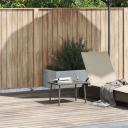 Berkfield Home Garden Coffee Table Rectangular Grey 60x40x37 cm Poly Rattan - Size: 60 x 40 x 37 cm - thumbnail 2