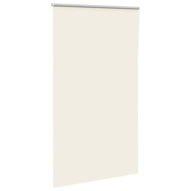 Berkfield Home Roller Blind Blackout Marine 140x230 cm Fabric Width 136.6 cm Pol… in Off-White - image 1