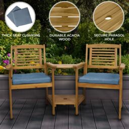 Monstershop Companion Seat With Cushions in Brown - thumbnail 2