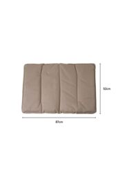 Living and Home Kermit Chair Cushion Outdoor Portable Chair Pad in Khaki - Size: Small - thumbnail 5