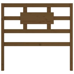 Berkfield Home Bed Headboard Honey Brown 80.5x4x100 cm Solid Wood Pine - thumbnail 4