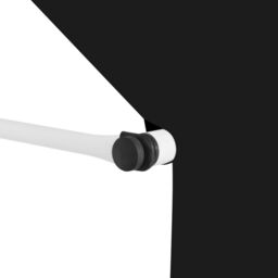 Berkfield Home Manual Retractable Awning 100 cm Anthracite in Black - thumbnail 4