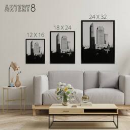 "Artery8 New York from the Shelton Alfred Stieglitz Framed Canvas Wall Art in Black - Size: W12"" x H16""" - thumbnail 4