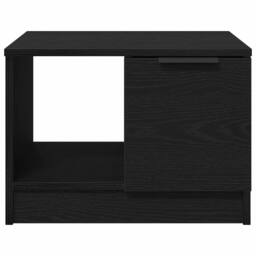 Berkfield Home Modern Coffee Table Black Oak 50x50x36 cm Engineered Wood - Size: 50 x 50 x 36 cm - thumbnail 5