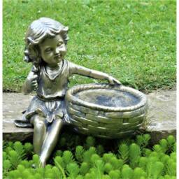 SPETLEK Garden Ornament Cherub in Gold - thumbnail 4