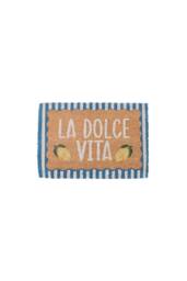 KDMD Blue La Dolce Vita Doormat - Bright Lemon Welcome for Porch - Size: Medium - thumbnail 2