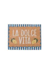 KDMD Blue La Dolce Vita Doormat - Bright Lemon Welcome for Porch - Size: Medium - thumbnail 3