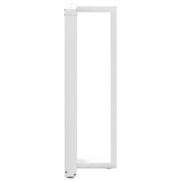 Berkfield Home Bar Table Legs T-Shaped¬†2 pcs White 50x35x(110-111) cm Steel - thumbnail 5