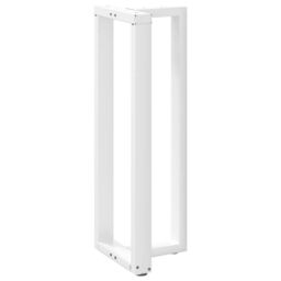 Berkfield Home Bar Table Legs T-Shaped¬†2 pcs White 50x35x(110-111) cm Steel - thumbnail 4