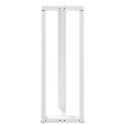 Berkfield Home Bar Table Legs T-Shaped¬†2 pcs White 50x35x(110-111) cm Steel - thumbnail 6