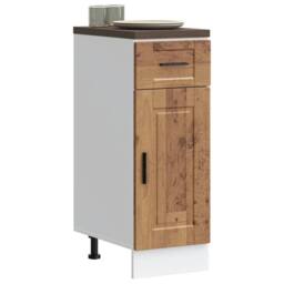 Berkfield Home Kitchen Base Cabinet¬†Porto Old Wood Engineered Wood in Brown - thumbnail 2