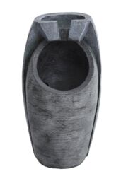 Garden Sanctuary Water Fountain Solar-Powered Garden Rockery Decor in Natural - thumbnail 3