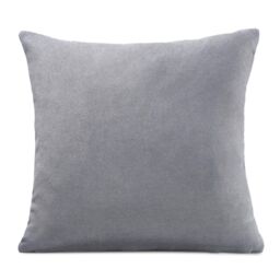 Luxury Living Velvet Chenille Cushion in Silver - Size: 55 cm x 55 cm - thumbnail 3