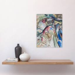 "Artery8 Improvisation 21A Abstract Landscape Kandinsky Wall Art Poster Print - Size: W12"" x H16""" - thumbnail 4