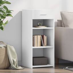 Berkfield Home Sideboard White 40x42.5x93 cm Engineered Wood - thumbnail 2