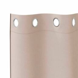 Berkfield Home Curtains with Curtains 2 pcs Taupe 245 x 140 cm Polyester - thumbnail 5
