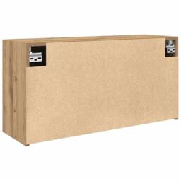 Berkfield Home Bathroom Wall Cabinet Artisan Oak 80x25x40 cm Engineered Wood in Brown - Size: 80 x 25 x 40 cm - thumbnail 8