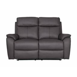 Aspire Kingsmere 3 + 2 + 1 Power Recliner Sofa Suite in Real Leather in Charcoal - thumbnail 5