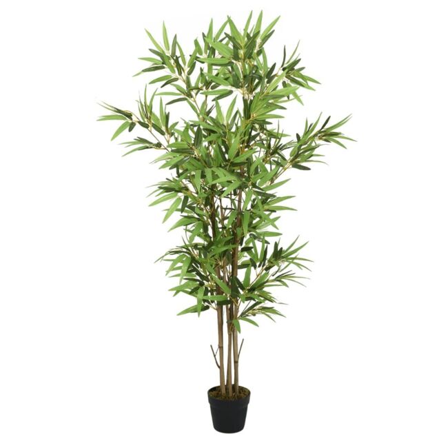 Berkfield Home Artificial Bamboo Tree 828 Leaves 150 cm Green - image 1