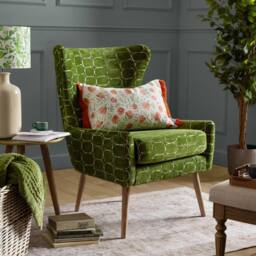 Voyage Maison Oswald Velvet Chair in Green - thumbnail 2