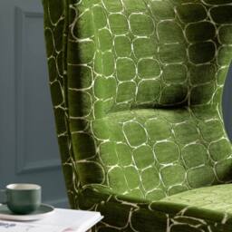 Voyage Maison Oswald Velvet Chair in Green - thumbnail 5