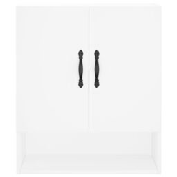 Berkfield Home Wall Cabinet White 60x31x70 cm Engineered Wood - Size: 60 x 31 x 70 cm - thumbnail 5