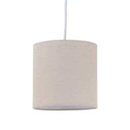 First Choice Lighting Natural Linen 15.5cm Table Lamp Shade - thumbnail 1