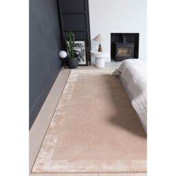 The Rug Shop UK Beige Handmade Luxurious Easy to clean Plain Border Area Rug - Size: 200 cm x 290 cm - thumbnail 2