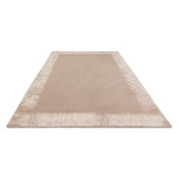 The Rug Shop UK Beige Handmade Luxurious Easy to clean Plain Border Area Rug - Size: 200 cm x 290 cm - thumbnail 4