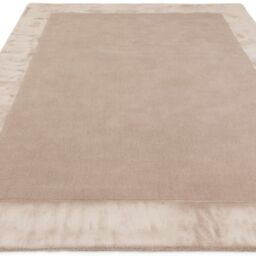 The Rug Shop UK Beige Handmade Luxurious Easy to clean Plain Border Area Rug - Size: 200 cm x 290 cm - thumbnail 3