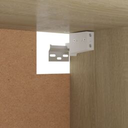 Berkfield Home Wardrobe Sonoma Oak 100x32.5x35 cm Engineered Wood in Brown - thumbnail 6
