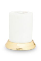 Orsina Mako White Marble Toothbrush Holder - thumbnail 1