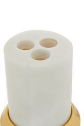 Orsina Mako White Marble Toothbrush Holder - thumbnail 4