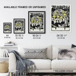 "Artery8 Female Dancers At The Ice Palace Kirchner Framed Wall Art Print in White - Size: W12"" x H16""" - thumbnail 3