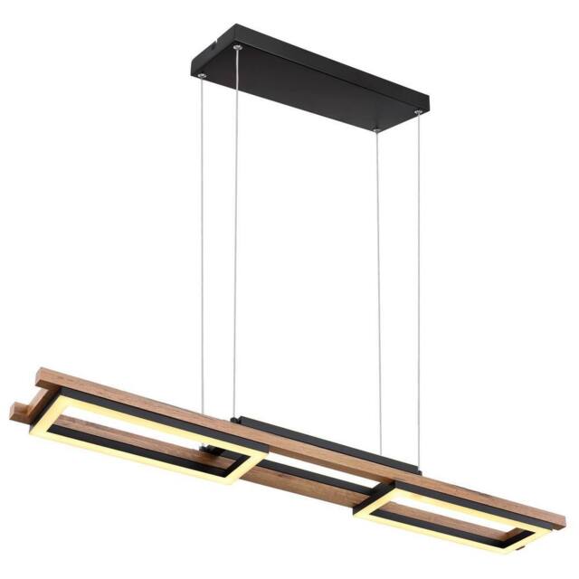 Netlighting Illa Pendant Ceiling Light Matt Black 3x LED 3000K - image 1