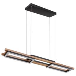 Netlighting Illa Pendant Ceiling Light Matt Black 3x LED 3000K - thumbnail 2