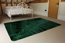 Benjamin Tate Design Plants Background. Biophilia Trend Designer Rug in Natural - Size: Large - thumbnail 3